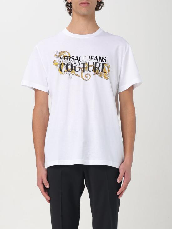 25SS 베르사체 반팔 티셔츠 78GAHC05CJ01C G03 White