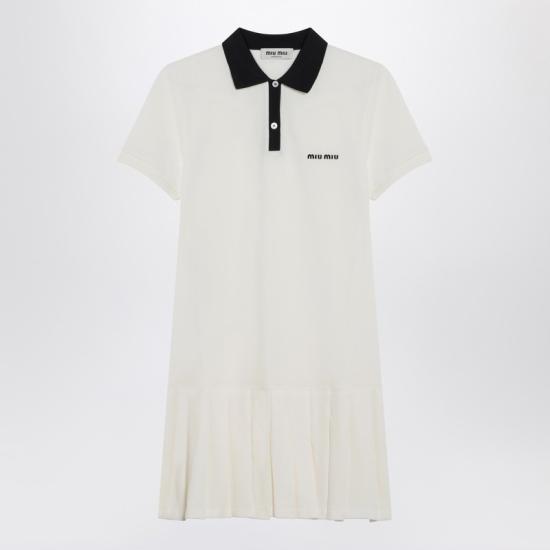 25SS 미우미우 원피스 MJA893OOO14RW White