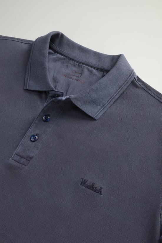  울리치 반팔 티셔츠 CFWOPO0065MRUT1483 3989 Melton blue - WOOLRICH
