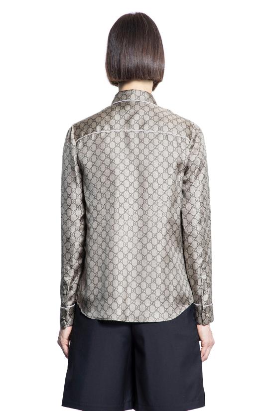  구찌 셔츠 813313ZANRP2237 Beige - GUCCI