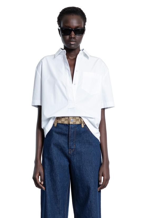  구찌 셔츠 808425ZAJP19000 White - GUCCI