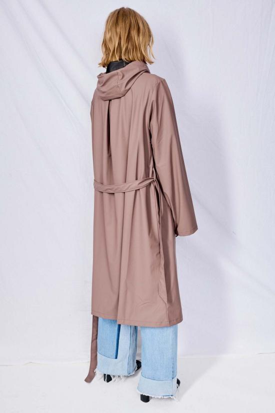  레인스 자켓 셰이드 후드 A라인 롱거 재킷 - RAINS