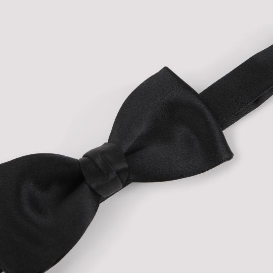 25SS 생로랑 넥타이 8203463Y011 1000 BLACK - SAINT LAURENT