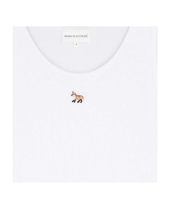 25SS 메종키츠네 민소매 티셔츠 MW00103 WHITE - MAISON KITSUNE