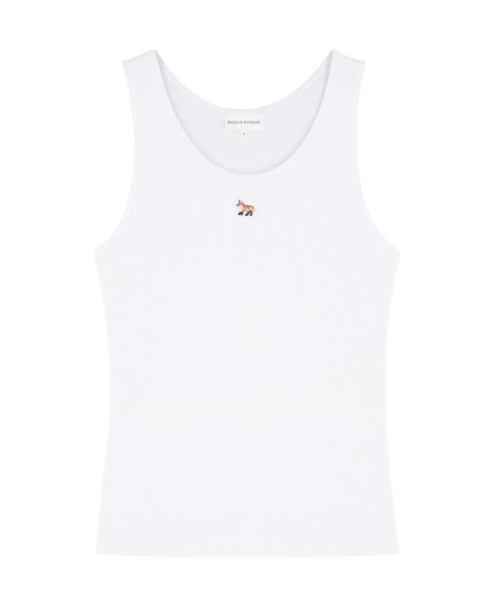 25SS 메종키츠네 민소매 티셔츠 MW00103 WHITE