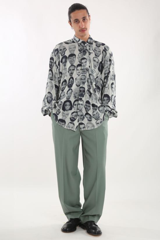 25SS 마리아노 스트레이트 팬츠 T68023007 05 Green - MAGLIANO