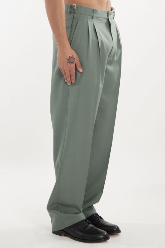 25SS 마리아노 스트레이트 팬츠 T68023007 05 Green - MAGLIANO