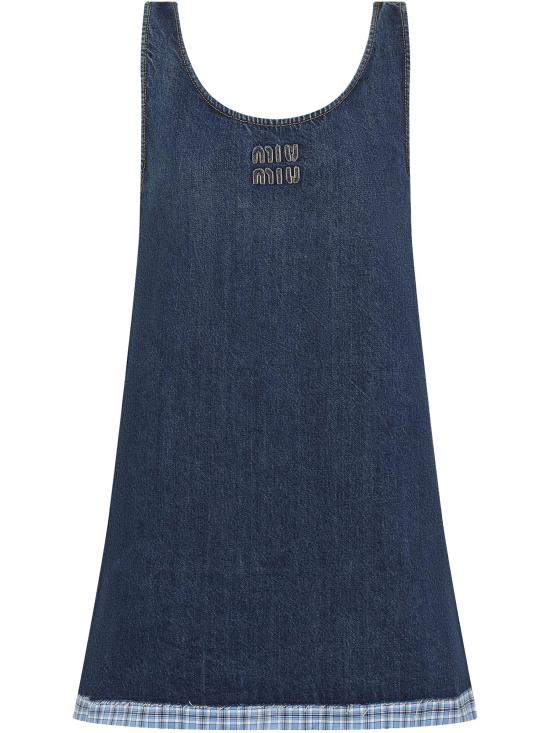 25SS 미우미우 미디 원피스 GWA219SOOO1568 F0008 BLEU