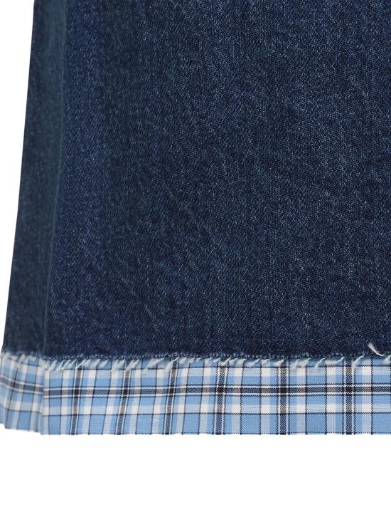 25SS 미우미우 미디 원피스 GWA219SOOO1568 F0008 BLEU - MIU MIU