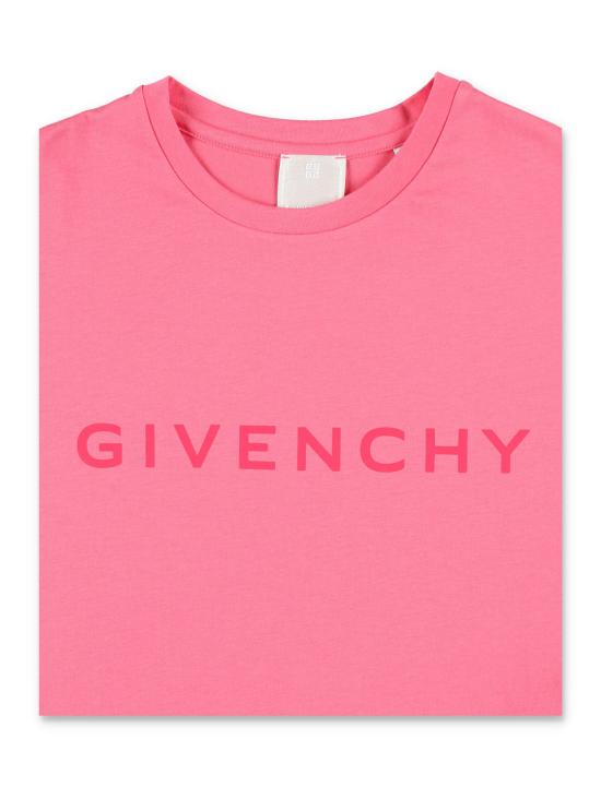 25SS [키즈] 지방시 폴로 셔츠 H30798 488 FUCHSIA - GIVENCHY