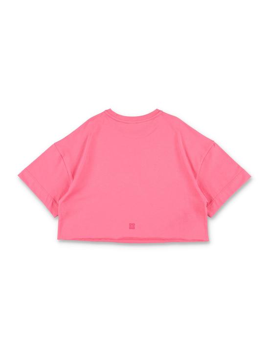 25SS [키즈] 지방시 폴로 셔츠 H30798 488 FUCHSIA - GIVENCHY