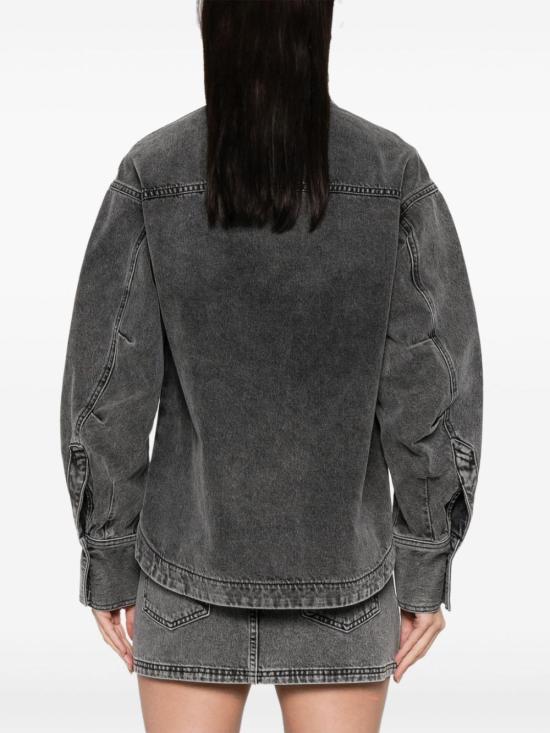 25SS 디 아티코 셔츠 250WCB00074 DDD104AA100 BLACK - THE ATTICO