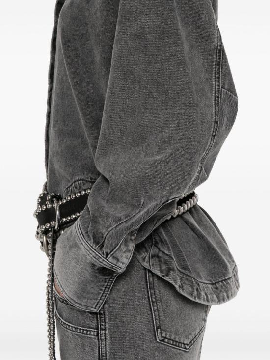 25SS 디 아티코 셔츠 250WCB00074 DDD104AA100 BLACK - THE ATTICO