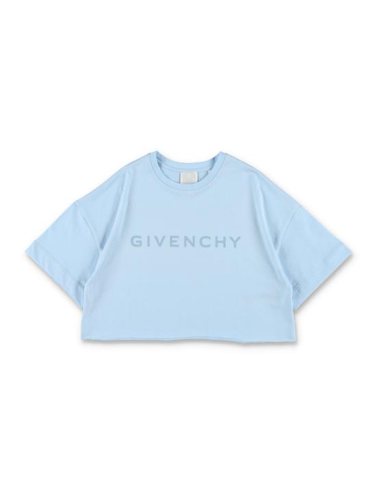 25SS [키즈] 지방시 폴로 셔츠 H30798 772 LIGHT BLUE