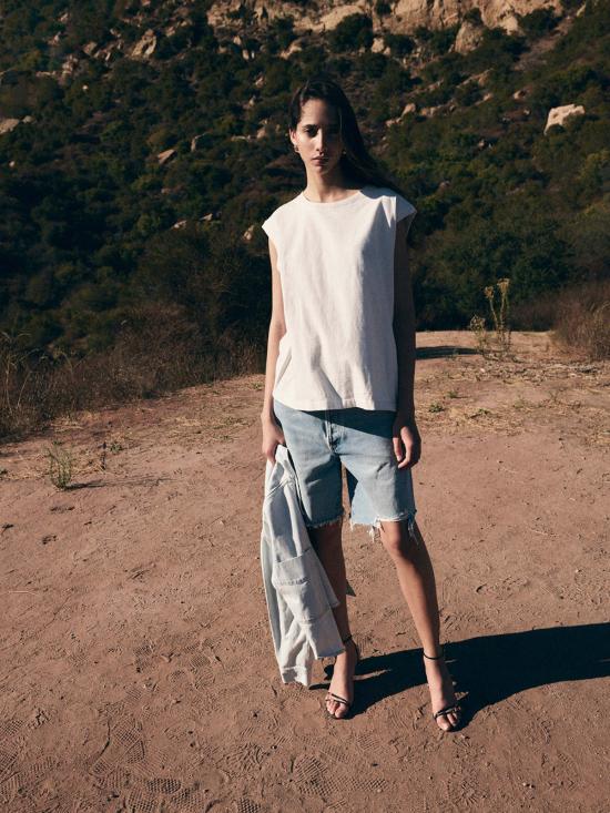  에이골디 데님 숏팬츠 아골드 인드라 숏츠 포스 - AGOLDE