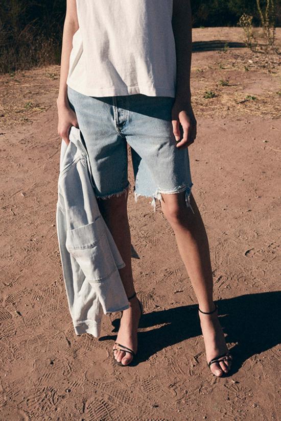  에이골디 데님 숏팬츠 아골드 인드라 숏츠 포스 - AGOLDE