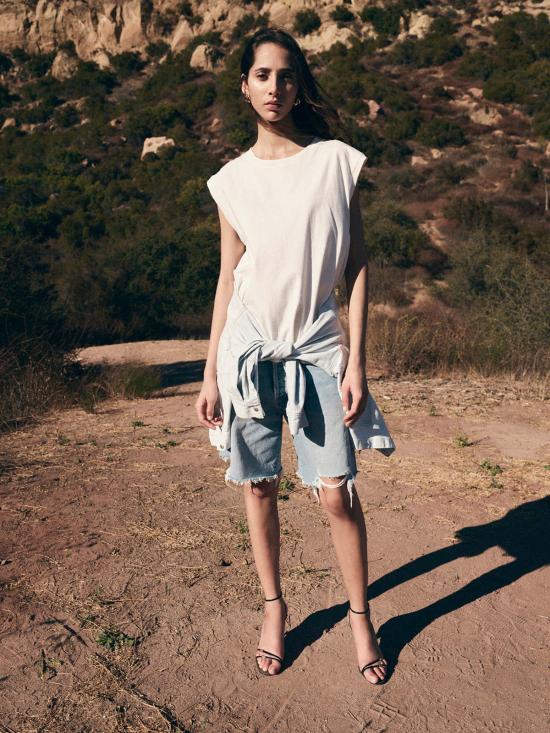  에이골디 데님 숏팬츠 아골드 인드라 숏츠 포스 - AGOLDE