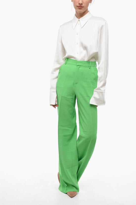  안다마네 스트레이트 팬츠 T130401A TNV090 GREEN Green - ANDAMANE