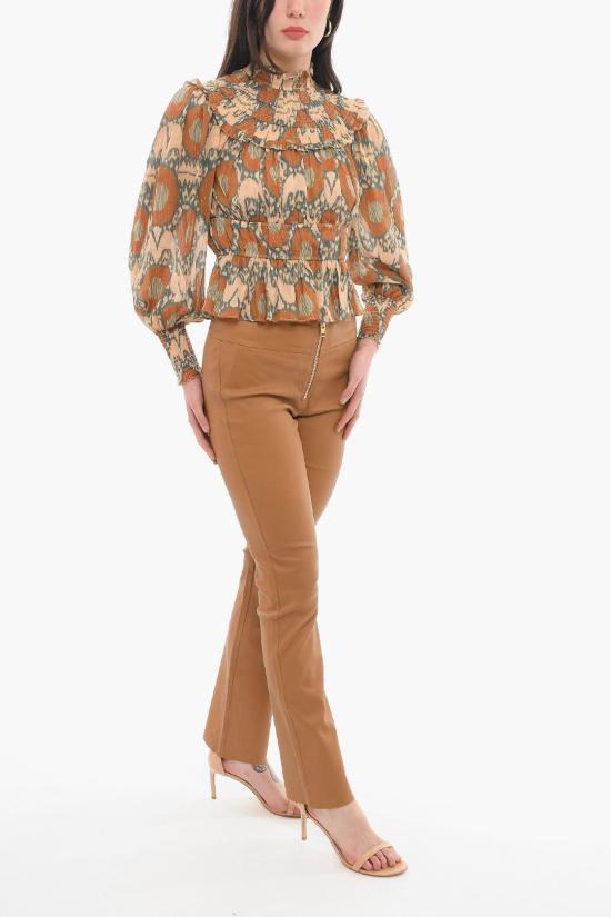  울라 존슨 블라우스 PS220239 0 NIMBUS Brown - ULLA JOHNSON