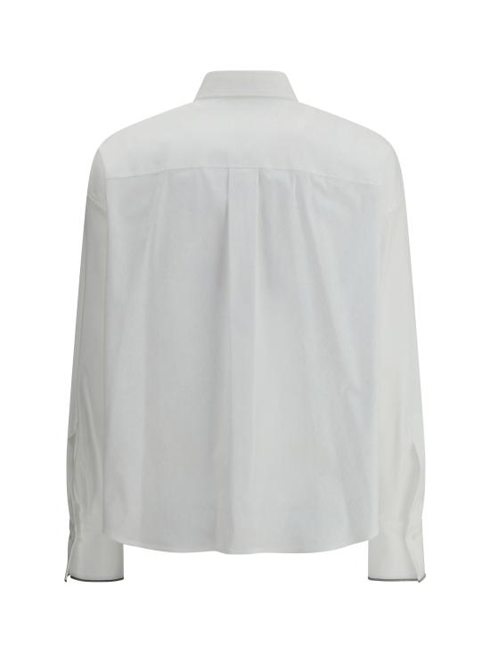 25SS 브루넬로 쿠치넬리 셔츠 M0091NL496 C159 WHITE - BRUNELLO CUCINELLI