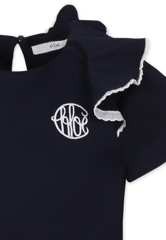 25SS [키즈] 끌로에 티셔츠 C20491 859 BLUE - CHLOE