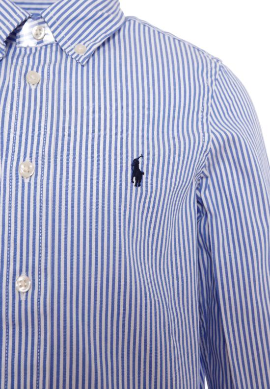26FW [키즈] 랄프 로렌 셔츠 819240001 BSR BLUE WHITE LIGHT BLUE - RALPH LAUREN