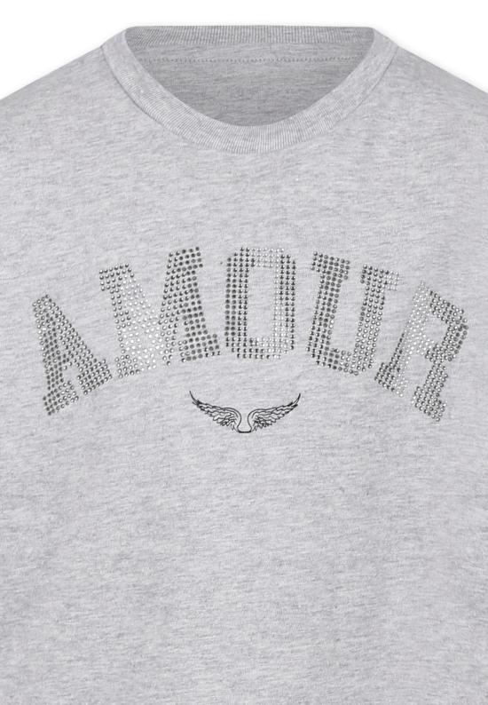 25SS [키즈] 자딕앤볼테르 티셔츠 X60319 A07 GREY - ZADIG & VOLTAIRE