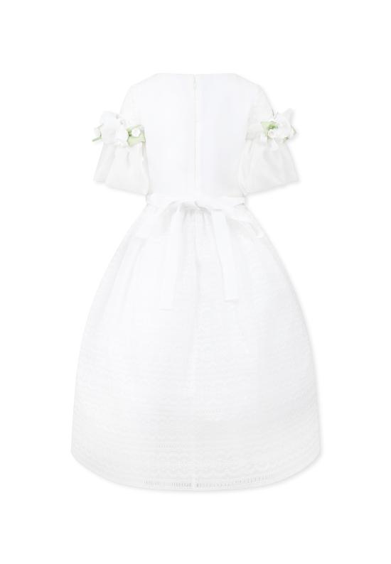 25FW [키즈] Raffaella 원피스 ABITO PONZA C BUSTINO WHITE - OTHER BRANDS