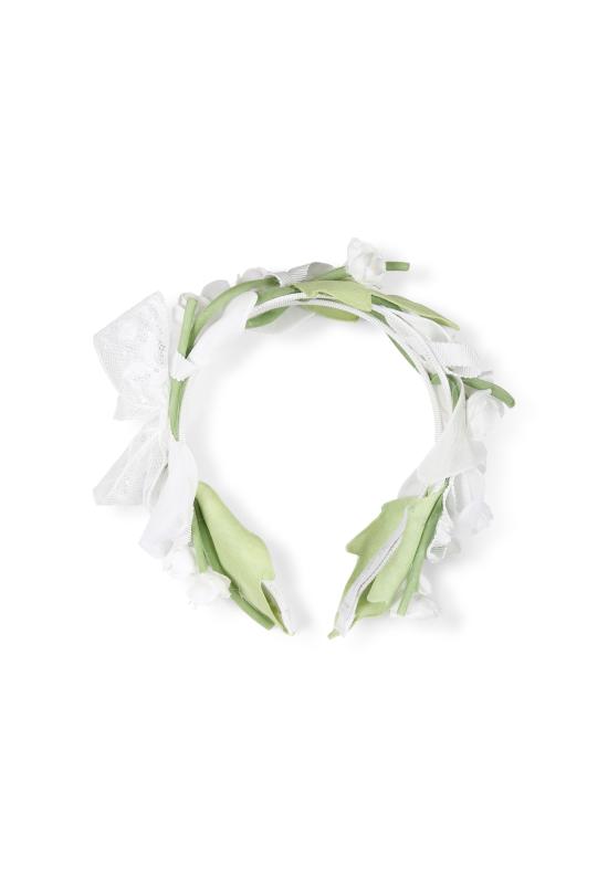 25FW [키즈] Raffaella 헤어 액세서리 CERCHIETTO PER ABITO PONZA WHITE - OTHER BRANDS