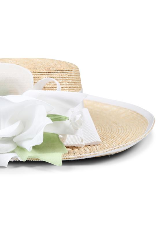 25FW [키즈] Raffaella 모자 CAPPELLO PAGLIA FARFALLA PONZA BEIGE - OTHER BRANDS