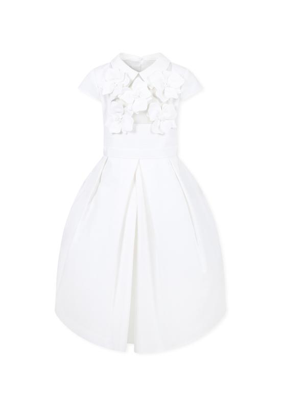 25FW [키즈] Raffaella 원피스 ABITO PANTELLERIA 10 WHITE