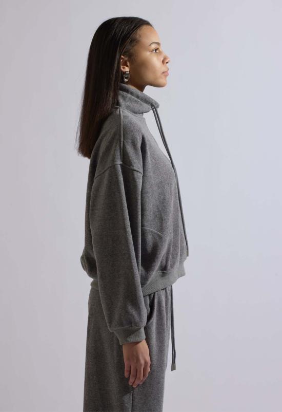  더 엔케이씨 스토어 스웨터 Nkc Store Gia 라운지 세트 풀오버 그레이 - The NKC Store