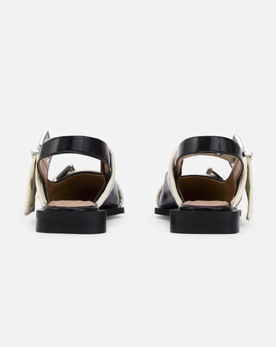 24FW 가니 샌들 S2871 087 Black egret - GANNI