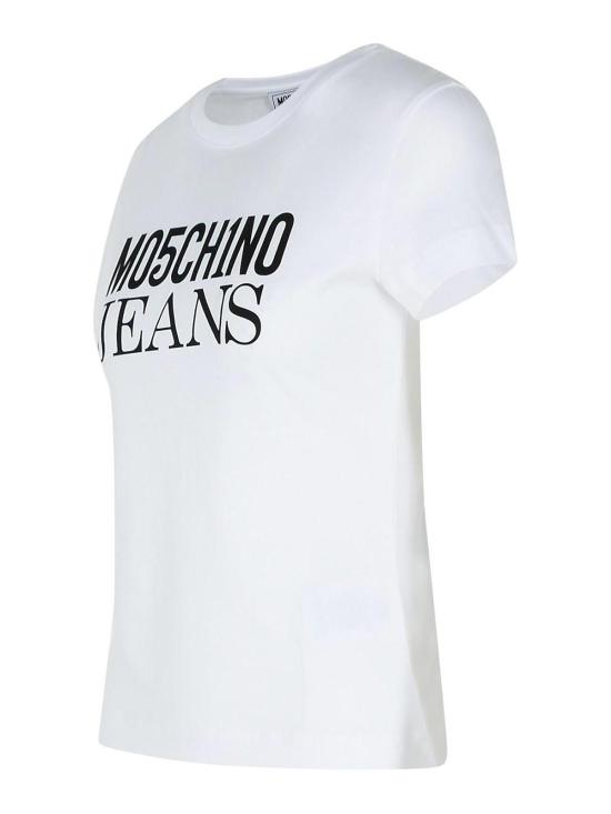 25SS 모스키노 반팔 티셔츠 070432293001 White - MOSCHINO