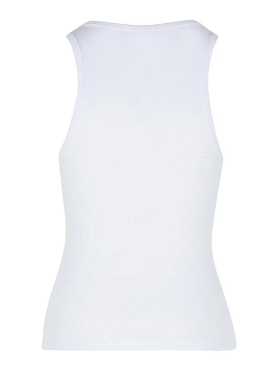 25SS 모스키노 민소매 티셔츠 080432301001 White - MOSCHINO