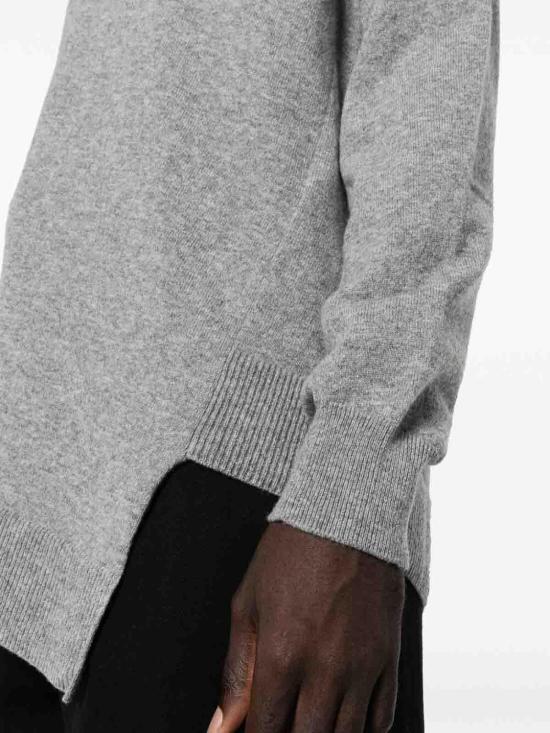  꼼데가르송 x 라코스테 코튼 스웨터 FLN006W23GREY - COMME DES GARCONS