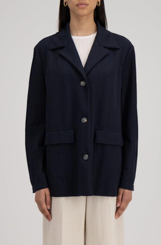  해리스와프런던 자켓 해리스 워프 런던 사파리 재킷 네이비