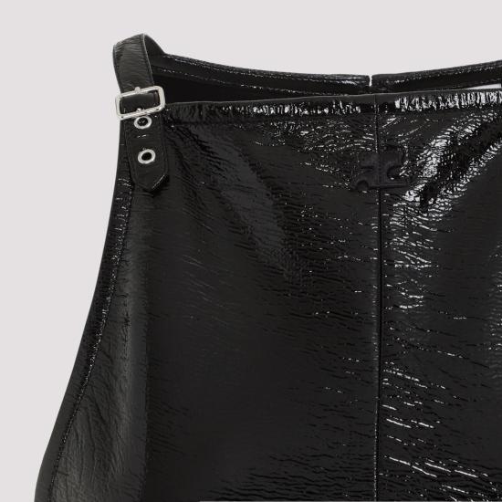  쿠레쥬 미디 원피스 124CRO369VY0014 9999 Black - COURREGES