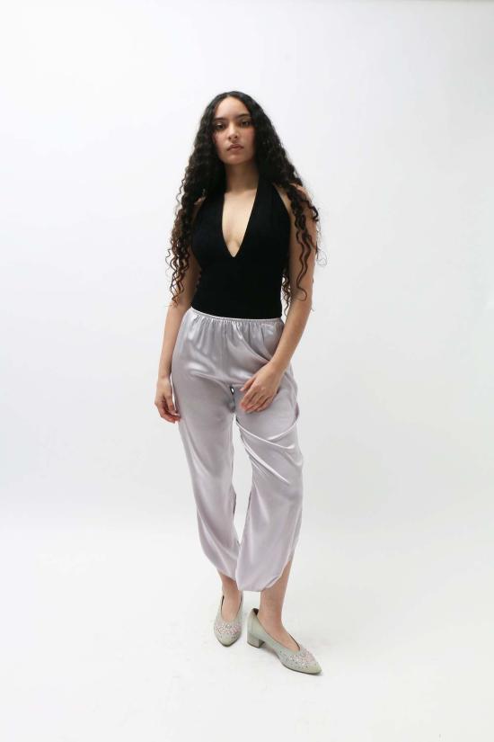  베이스레인지 스트레이트 팬츠 시티 팬츠 실버