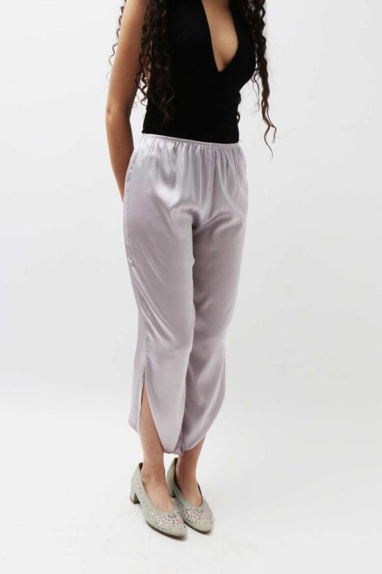  베이스레인지 스트레이트 팬츠 시티 팬츠 실버 - BASERANGE