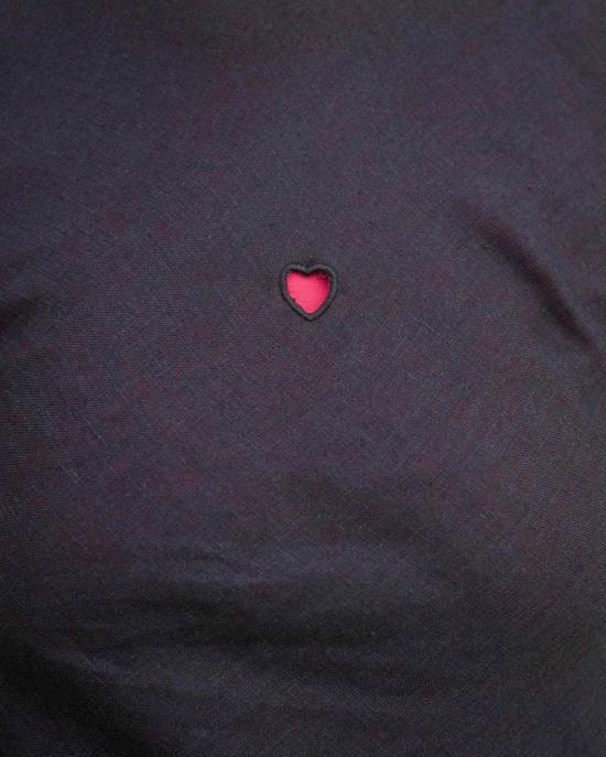  베이스레인지 미디 원피스 Baserange Dydine 하트 탱크 드레스 블랙 - BASERANGE