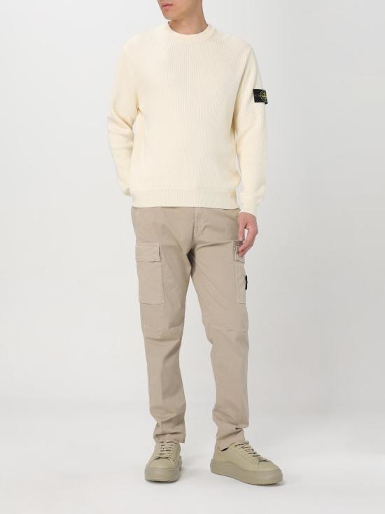 25FW 스톤 아일랜드 스웨터 5100054S00D8 V0093 White - STONE ISLAND
