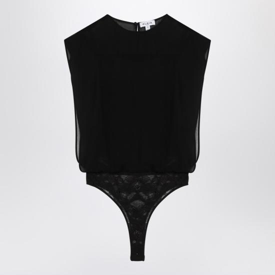 25SS 알라이아 탑 AA9H0492T666ASI Black