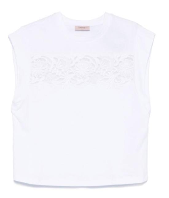 25SS 트윈셋 스웨터 251TP2073 S1280500001 White - TWINSET