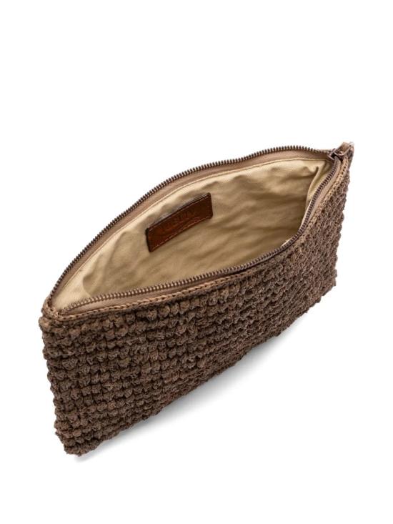 25SS 이벨리브 클러치/파우치 CLUBDARKTEA Brown - IBELIV