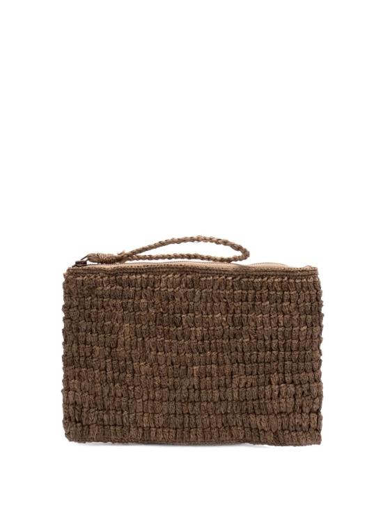 25SS 이벨리브 클러치/파우치 CLUBDARKTEA Brown