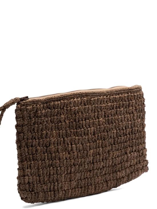 25SS 이벨리브 클러치/파우치 CLUBDARKTEA Brown - IBELIV