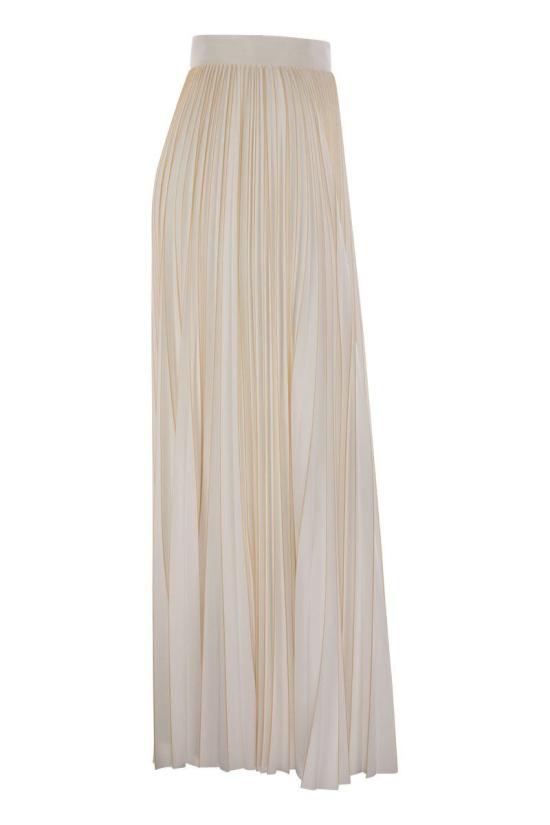 25SS 파비아나 필리피 스커트 GND265F420L298 VR1 White - FABIANA FILIPPI