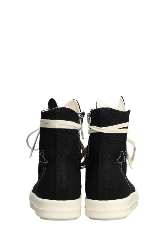  릭 오웬스 스니커즈 Drkshdw By Rick Owens 하이탑 할리우드 라몬스  블랙/펄/밀크 - RICK OWENS