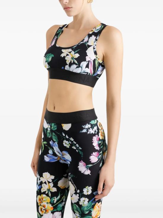 25SS 돌체앤가바나 레깅스 FTB5TTFSG8L HN5JC MIX FIORI F NERO - DOLCE & GABBANA